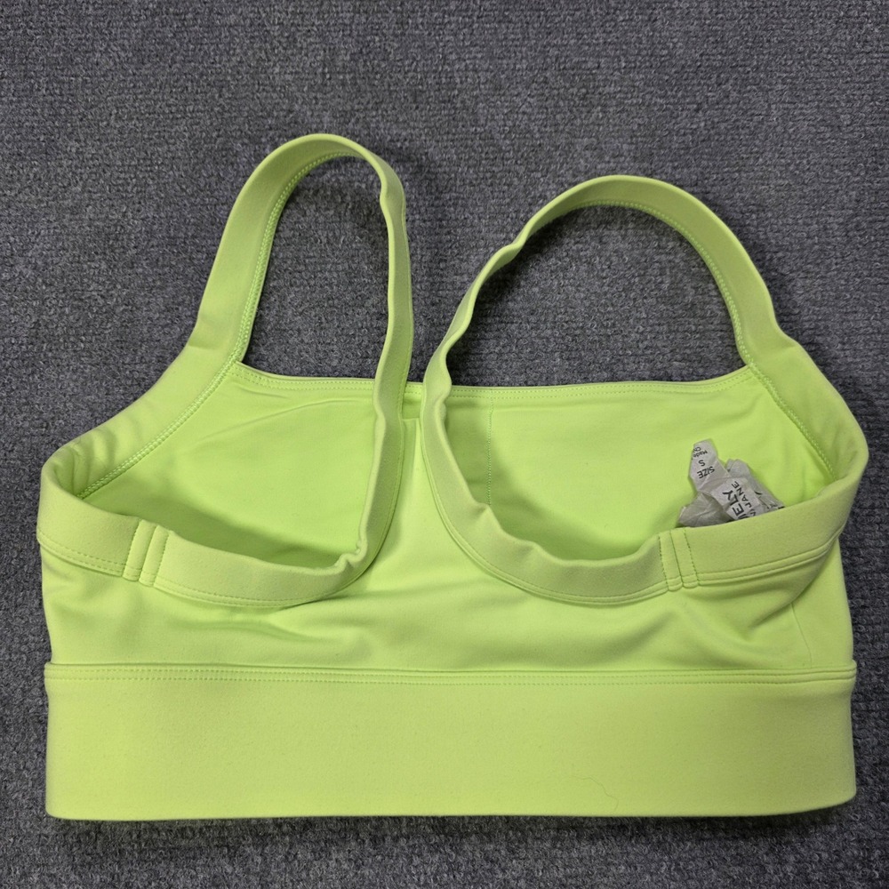 Lorna Jane Neon Lime Green Sports Bra Crop Top Size S Small Activewear Yoga‎ Gym - Picture 3 of 7
